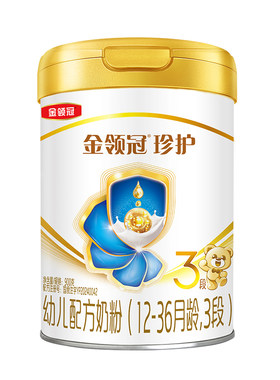 伊利金领冠珍护三段900g罐装奶粉