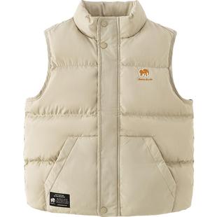 【抗菌绒】戴维贝拉儿童羽绒马甲女童羽绒服男童冬装背心外穿童装