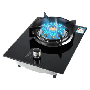 好太太煤气灶单灶家用液化气灶天然气猛火燃气灶煤气炉翻盖嵌入式