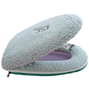 马桶盖套子马桶垫套装马桶坐垫两件套冬季加厚通用马桶垫圈坐便套