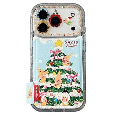 星星人圣诞树适用苹果手机壳