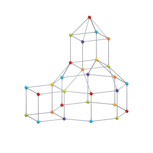 3D立体几何建筑积木玩具