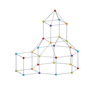 安瑞鹿3D小小几何构建师儿童积木玩具益智立体大型城堡建筑男孩