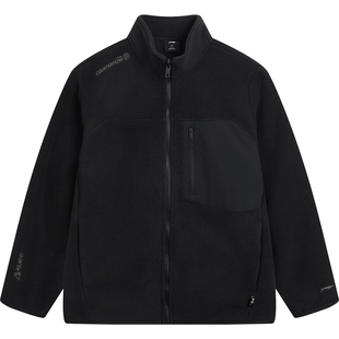 李宁户外CF溯｜Polartec抓绒衣男士摇粒绒轻量化徒步百搭外套男款