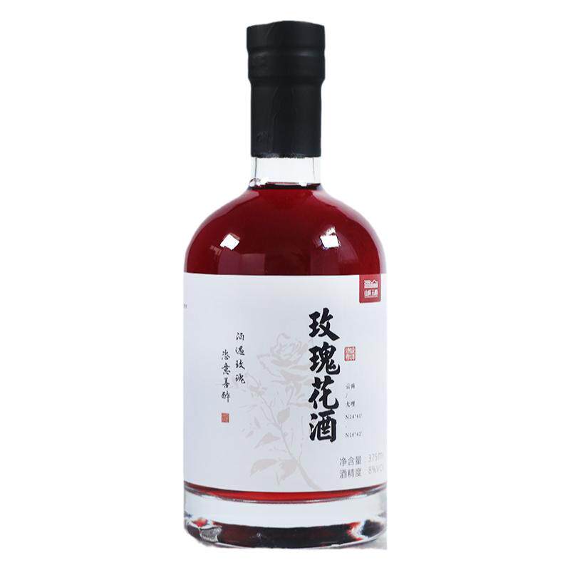 云南玫瑰花酒花酿酒真鲜花酿造