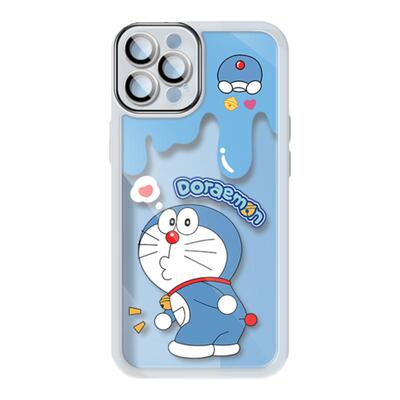 自带镜头膜哆啦A梦叮当猫手机壳