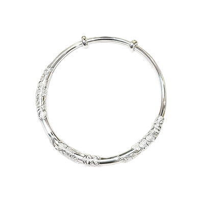 繁花似锦蝴蝶手镯女新中式复古镯子小众ins设计手链送女友礼物潮