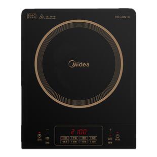 美的节能电磁炉RT21E01家用火锅炒菜2100W大火力小型电磁灶正品M1