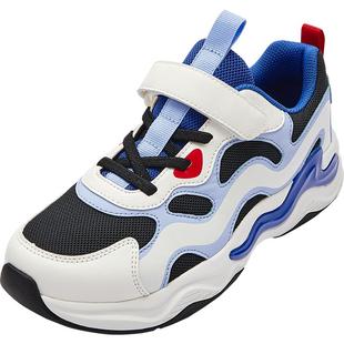 巴拉巴拉童鞋儿童运动鞋透气男童女童鞋子秋季网面慢跑鞋撞色透气