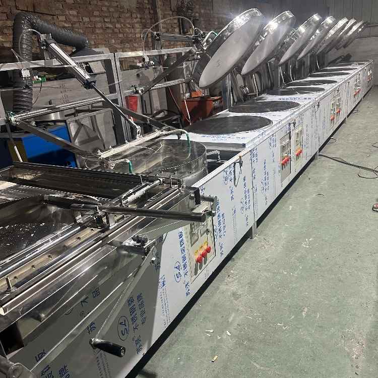 推拉式豆皮豆丝机杂粮煎饼机上下加热贵州绿豆粉机器电加热