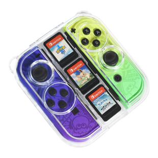 HONCAM 适用Joycon收纳盒Switch保护套收纳包 分体JC手柄套硬壳防透明透磁吸PC保护壳 NS配件