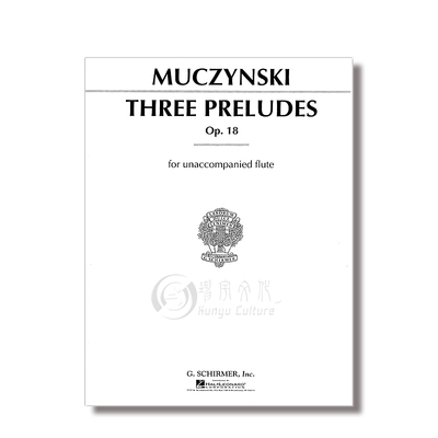 穆钦斯基长笛前奏曲op18三首