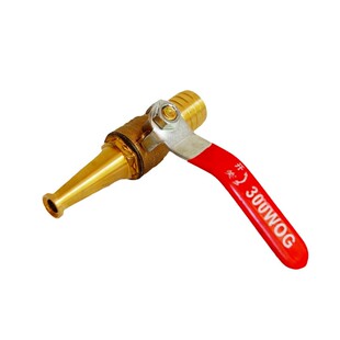 消防卷盘水枪头DN15铜枪头喷嘴高压喷枪头水管软管洗车水枪