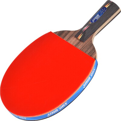 红双喜碳素狂飙胶皮乒乓球拍底板