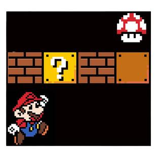 马里奥客厅装饰画壁画沙发电视背景墙挂画带灯儿童房卧室床头挂画