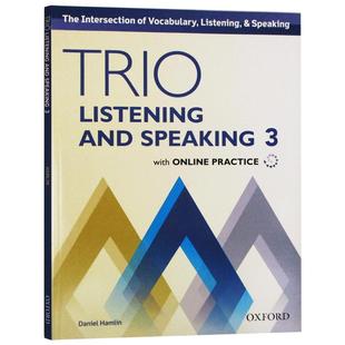 英文原版 Oxford Trio Listening and Speaking Level 3 牛津Trio系列学术英语听说教材 第3级 英文版 进口英语书籍