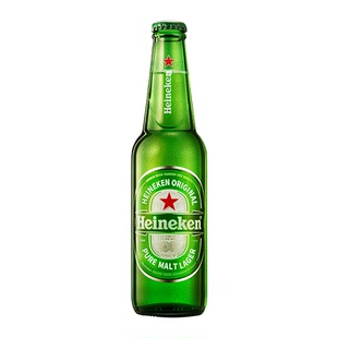 喜力啤酒500mL*24瓶装整箱全麦酿造啤酒发酵顺滑爽口经典高浓度