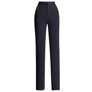 秋冬款春款加长裤子女裤高腰四面弹力休闲裤直筒长裤加绒加厚可选