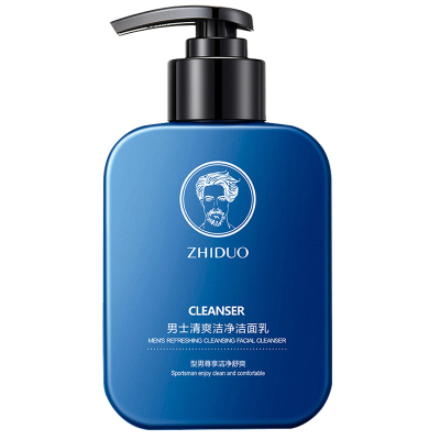 1男士清爽洁净洁面乳控油保湿