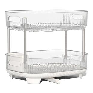 厨房碗碟架碗盘沥水架台面双层碗筷沥水篮置物架放碗筷碗具收纳架