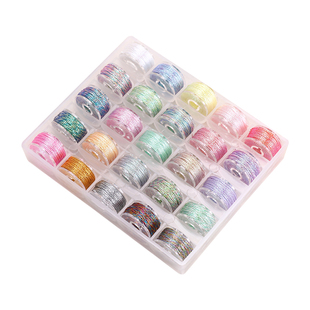 迷你幻彩股线3股套装 绕线手工编织缠花线金丝线缠丝刺绣diy材料