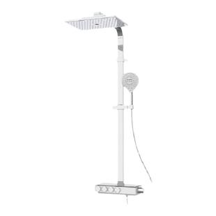 科勒艾贝灵控Pro335mm恒温大顶喷置物台淋浴花洒龙头