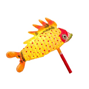 安徽州鱼灯磁吸冰箱贴 带灯发光锦鲤金鱼迷你小灯笼礼物礼盒装