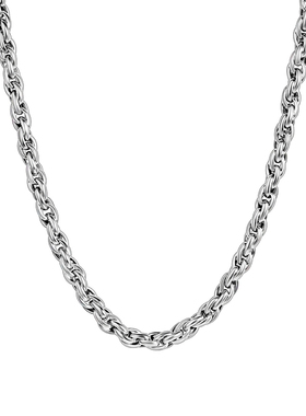 项链男潮高级感嘻哈风ins潮牌颈链钛钢粗链子男生配饰女男士素链