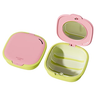 隐形牙套盒保持器收纳盒放正畸牙齿矫正器盒子随身小巧便携清洗盒