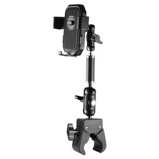 新型多功能手机支架万向旋转摆摊三轮车汽车方向盘货车公交车夹架