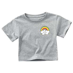 宝宝短袖纯棉a类一岁男童白色t恤儿童女夏装新款婴儿夏季薄款上衣