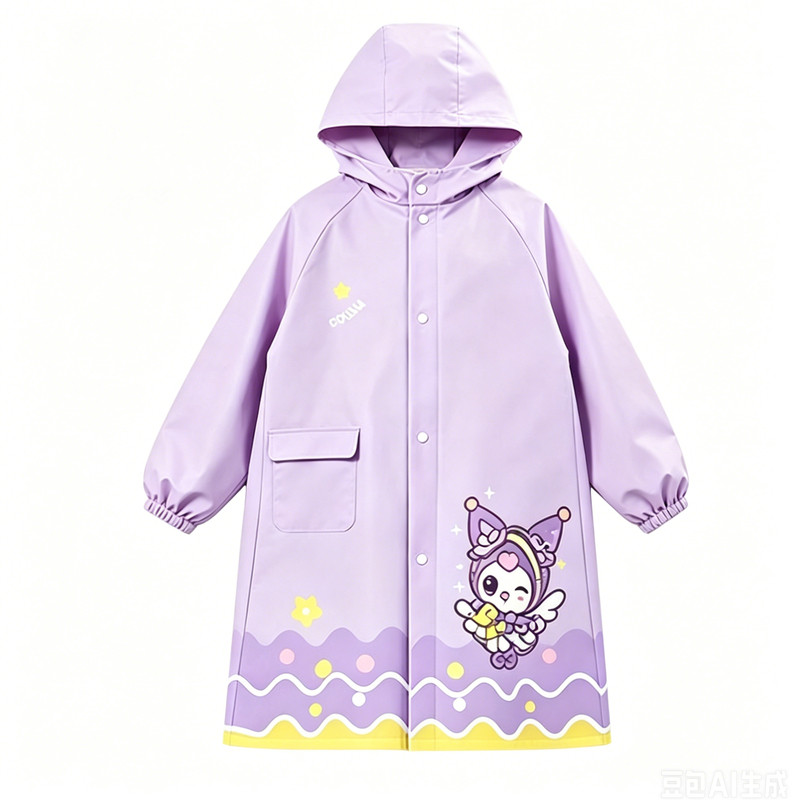 儿童雨衣卡通长款小学生防水雨披