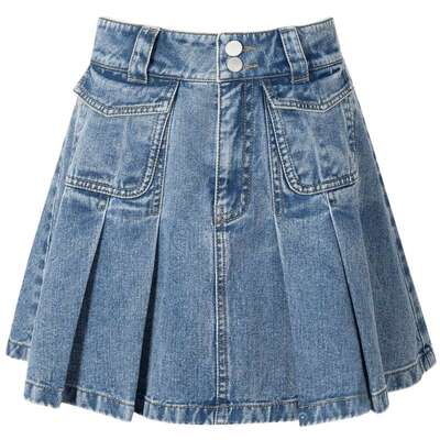 【0元入会1件9折】诗凡黎牛仔半裙女SF3440281伊芙丽outlets店