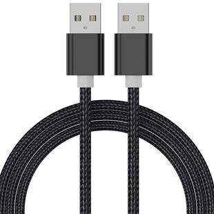 极客小K 双头usb公对公双公连接线1米转传输移动硬盘盒笔记本电脑散热器机顶盒写字板车载mp3两头数据线两头2