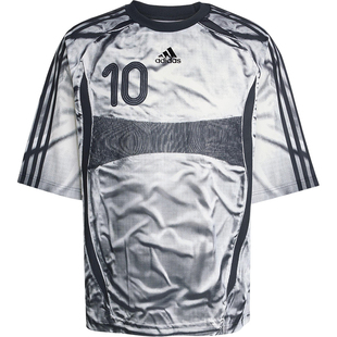 Adidas/阿迪达斯正品ADILENIUM男士透气圆领宽松耐穿短袖KF8523