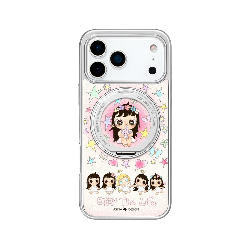 星光剧场适用苹果17Promax手机壳新款iPhone16Pro磁吸带支架保护套Co2支点ip15可爱高级感14好看13pm全包女