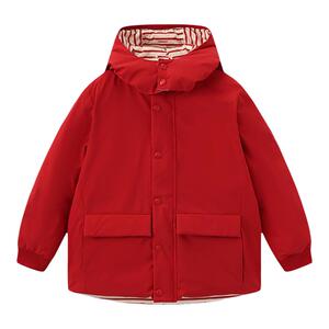【法国小帆船】新品儿童双面穿连帽羽绒服