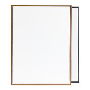 免装裱油画框窄边实木外框定制大尺寸带画布画框手绘喷绘丙烯L框