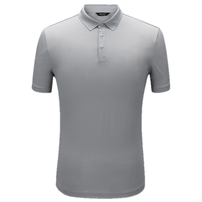 HARTMARX男士休闲翻领纯色短袖T恤夏季短袖Polo衫防晒透气男上衣