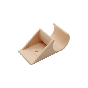 卡扣精益管米黄色黑色塑料管夹单边管码工作台面板固定夹塑料管件