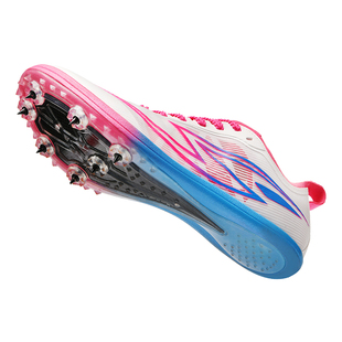 全掌碳板钉鞋田径短跑男女厚底缓震专业体考中长跑三级跳钉子鞋