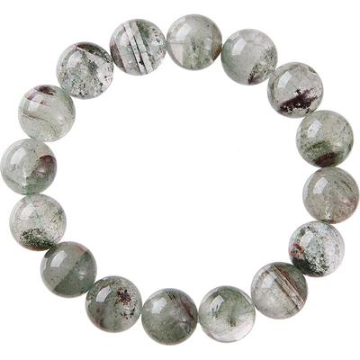 iSTONE/石头记天然绿幽灵手串晶石满天星绿发晶聚宝盆水晶手链女