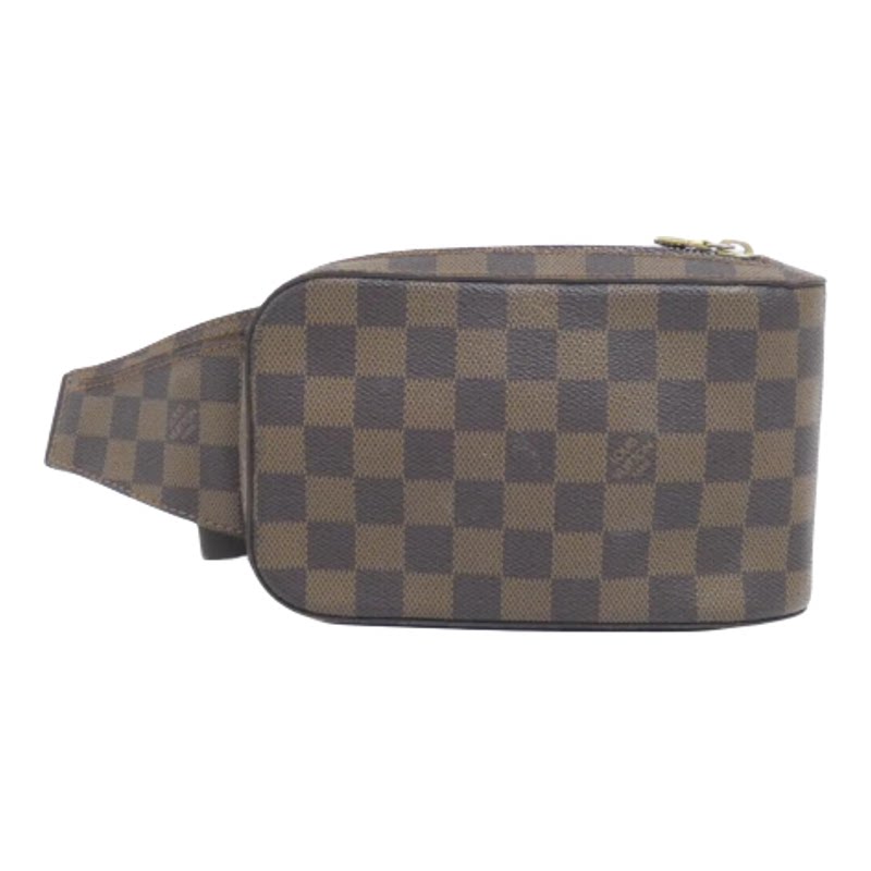 中古LV路易威登男包A级95新Geronimos蛋蛋包棋盘格胸包BRANDOFF