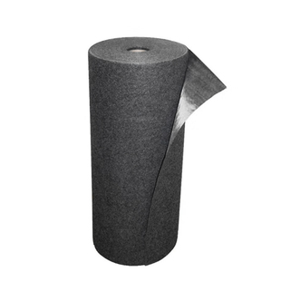 工业吸油毯车间地面走廊防滑地垫加厚PE覆膜防渗漏自粘吸油吸水棉