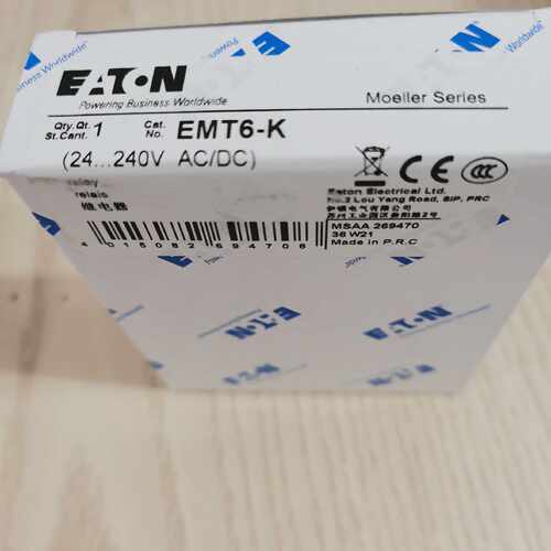 议价伊顿穆勒EMT6-K过载继电器原装EATON标非MOELLER标