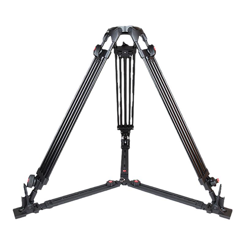 捷洋JY0508ADP铝合金摇臂滑轨三脚架专业摄像机单反地面延伸支架 无云台 可放测温仪等仪器 多功能三脚架
