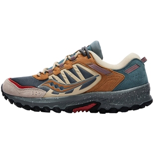 Saucony索康尼官方GRID PEAK舒适稳定耐磨防滑美拉德户外休闲鞋