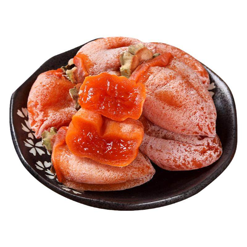 陕西柿饼富平特级吊柿饼官方旗舰店流心正宗霜降干柿子饼独立包装