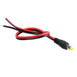 DC电源线公头 红黑线dc头监控供电插头12V电源插头摄像机电源头子