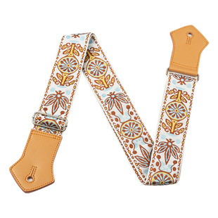 吉他背带男女生刺绣个性电吉他背带民谣复古贝斯斜跨琴带通用背带